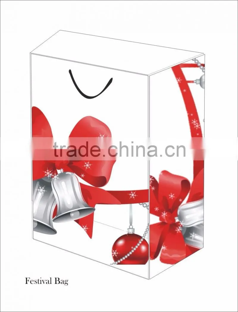 Gift Packaging bag with floral design