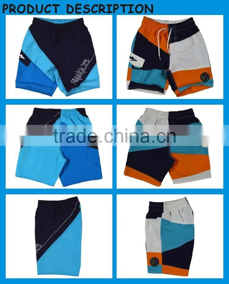 Kids Polyester Beachwear Shorts in quick dry fabric