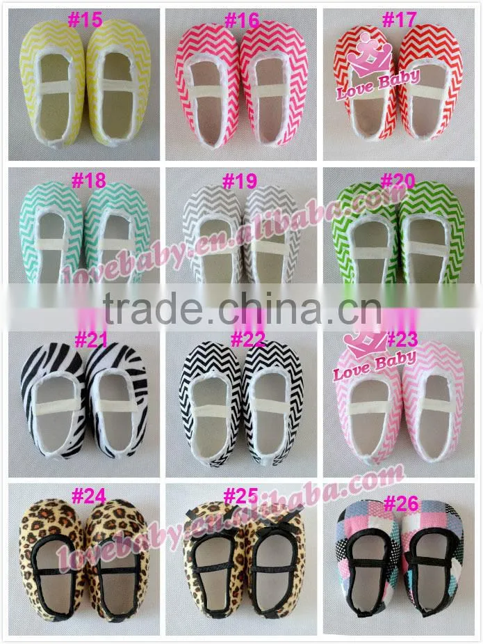 Boutique rosette latest many colors newborn infant soft sole baby shoes