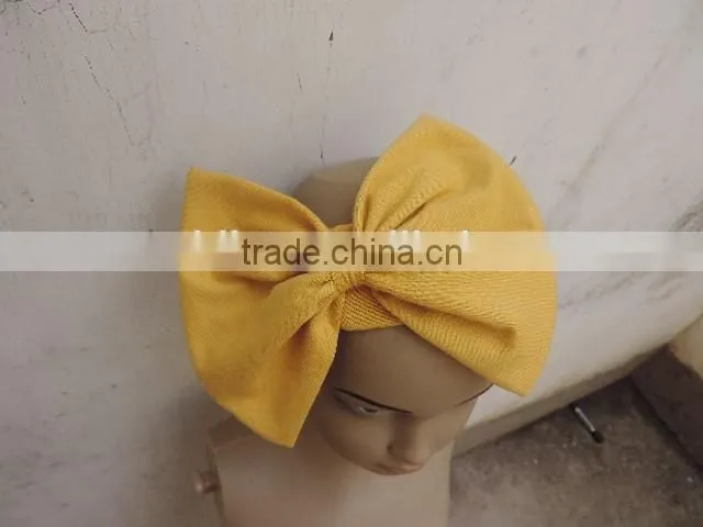 latest kids girl lace flower headband Baby Girl Top Knot Turban Hedband Children Pink Flower Hairband