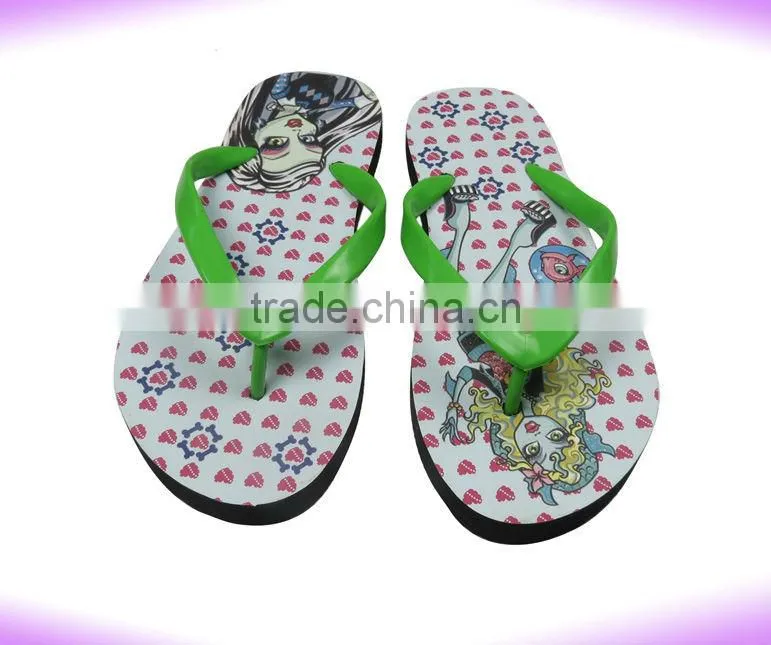 custom ladies beach flip flops