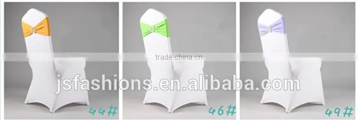 spandex lycra chair bands elastic chair sash with buckle for wedding