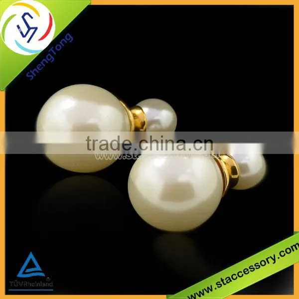 Simple Design Wholesale Fresh Water Pearl Earrings