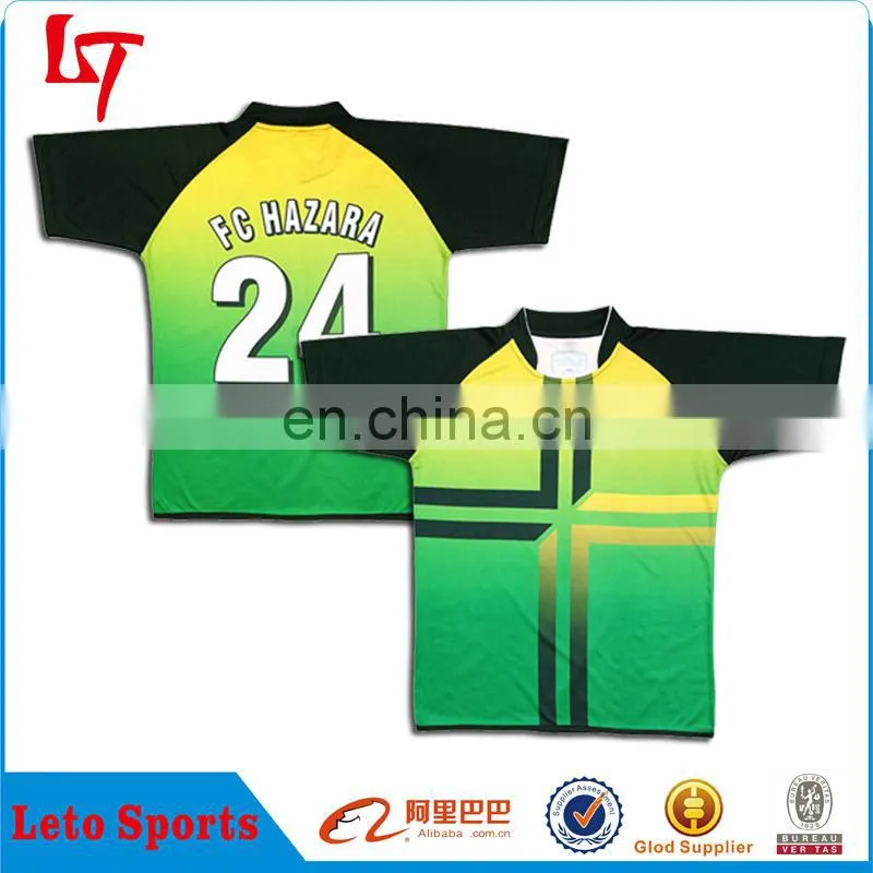 Top quality authentic rugby jerseys free design rugby shirt with quick dry rugby uniform