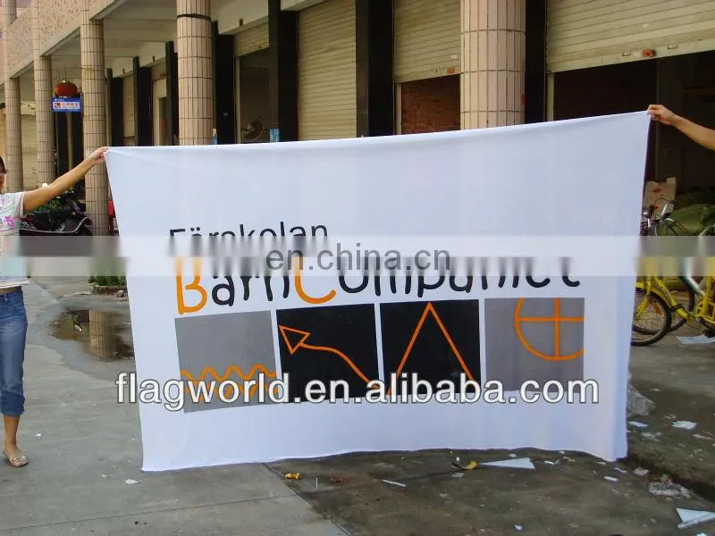 Custom outdoor beach feather banner