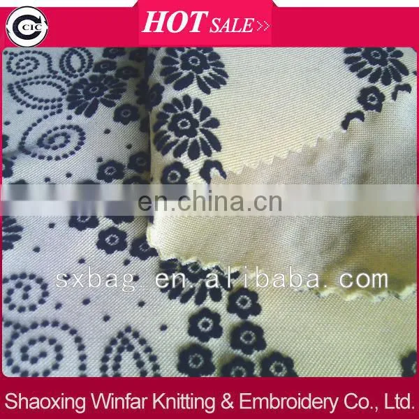shaoxing winfar DTY flocking scuba polyester fabric glue for garment