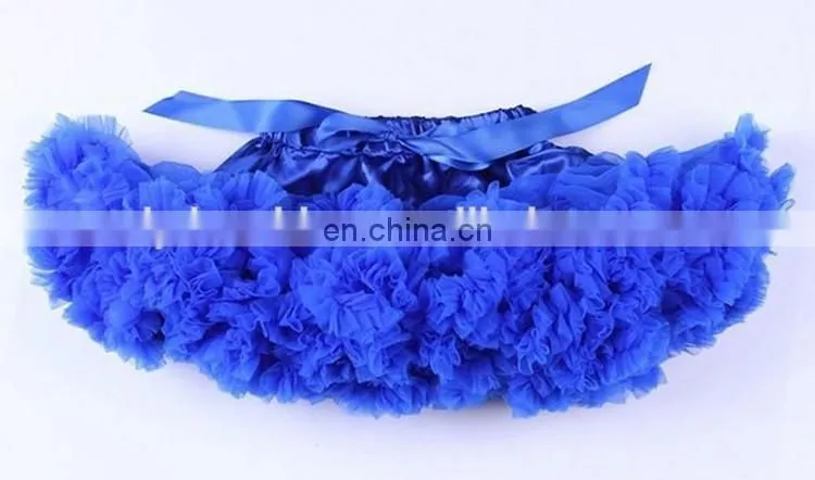 2015 New pattern fluffy tutu skirt for girls fashion wine red baby girls birthday skirt