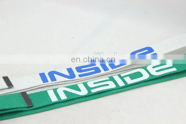 Canvas Belt With Full Printing Custom Name Belt Buckle