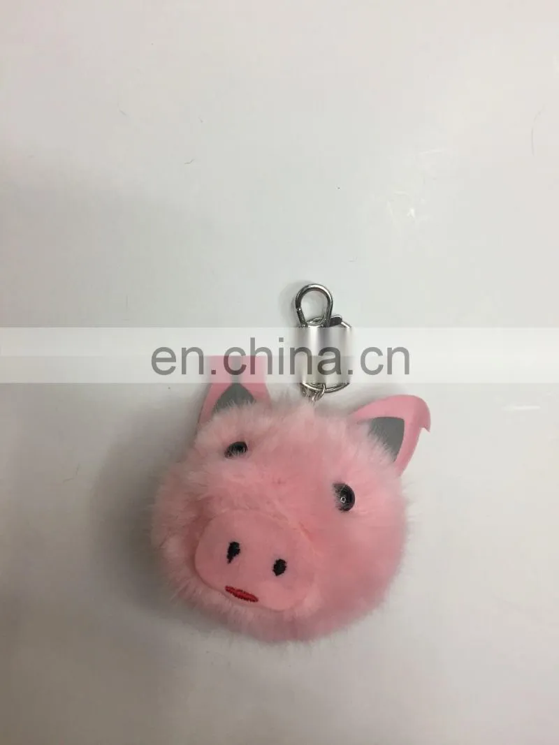 Wholesale PU flower keychain