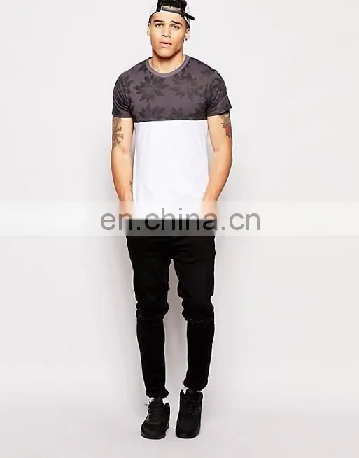 100% Cotton Customized o neck men t-shirt wholesale