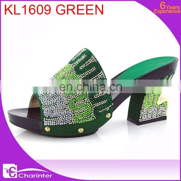 royal blue italian ladies shoes african slipper ladies paty shoes high heel slipper