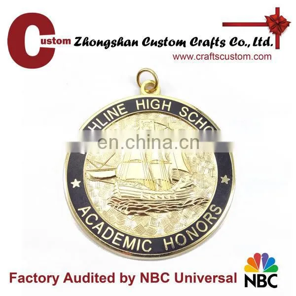 Promotional gifts expert factory custom green clown photo dome carnival medal