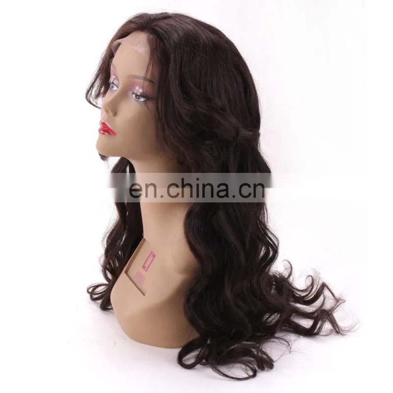 Kinky curly malaysian hair deep wave wig human hair