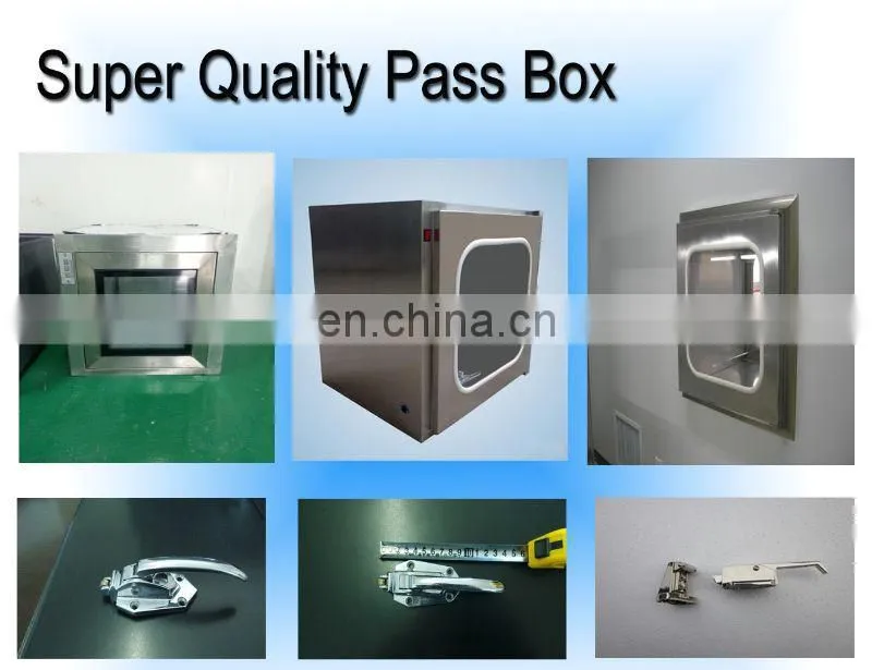 clean room air shower lab pass box ,laboratory transfer window for sale