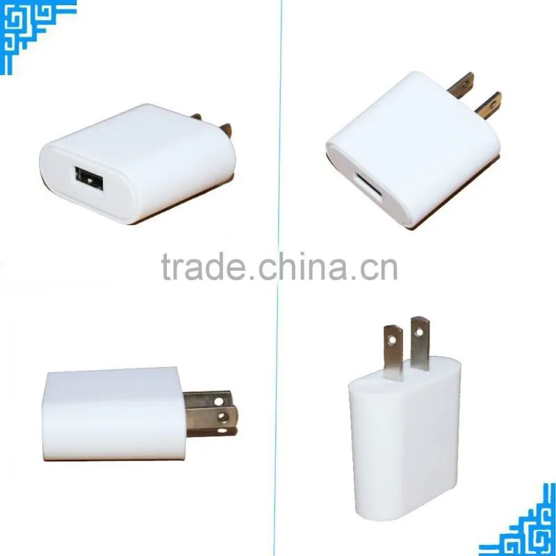EU & US plug electric type and travel wall home charger for mobile phone 2A factory competity price