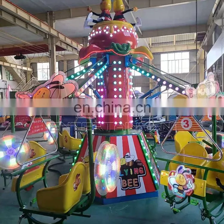 12 seats Self control bee bike rides Amusement park swing ride for sale