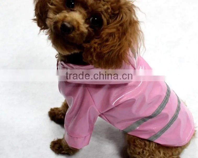 reflection Light hat waterproof function pet raincoat wholesale dog clothes