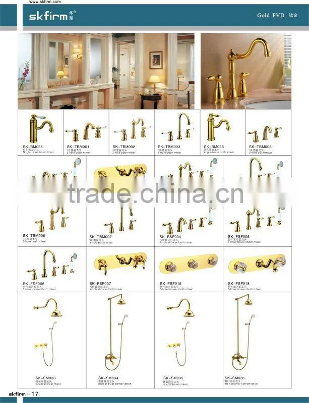 Luxury 3 handles Bath And Shower Mixer