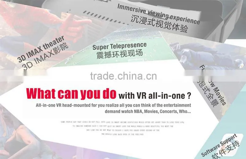 Vr all in one Headset Promotion prices for new design VR glasses