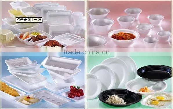 pearl cotton film PS foam fast food container production line
