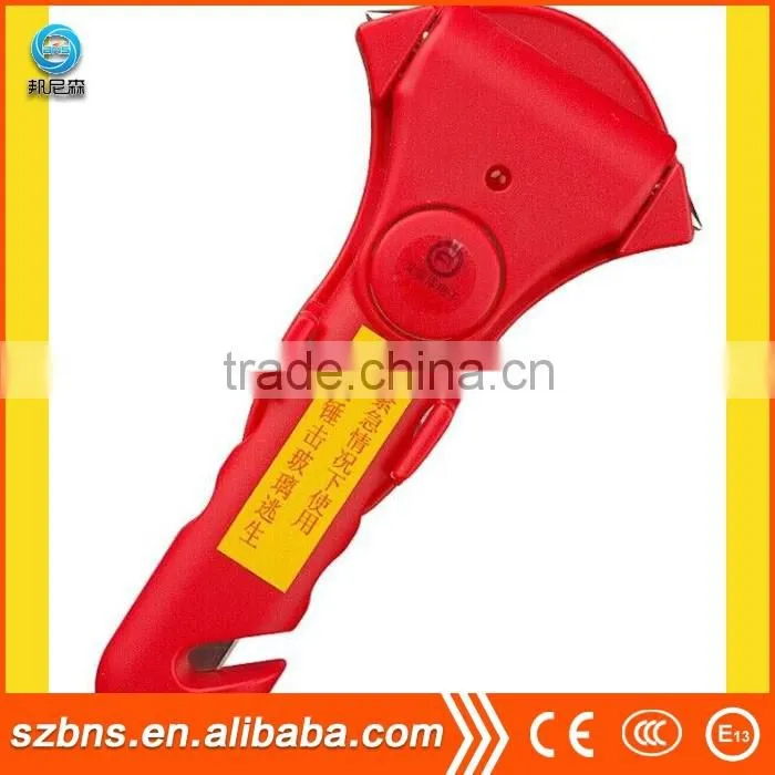 2 in 1 Car Seat Safety Belt Cutter Bus Emergency Safety Hammer with Holder