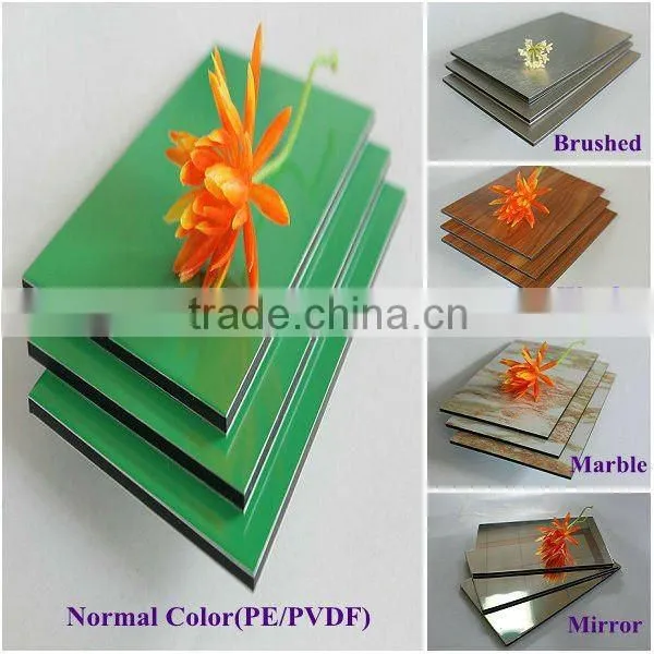 ACP sign boards for road/coffee shop sign board size 1220*2440mm