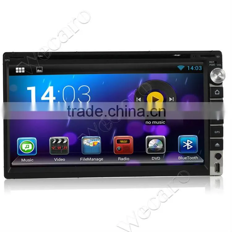 In Dash Universal car dvd gps Double 2 Din Android Car DVD player
