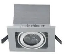 Double 6X1W LED downlight