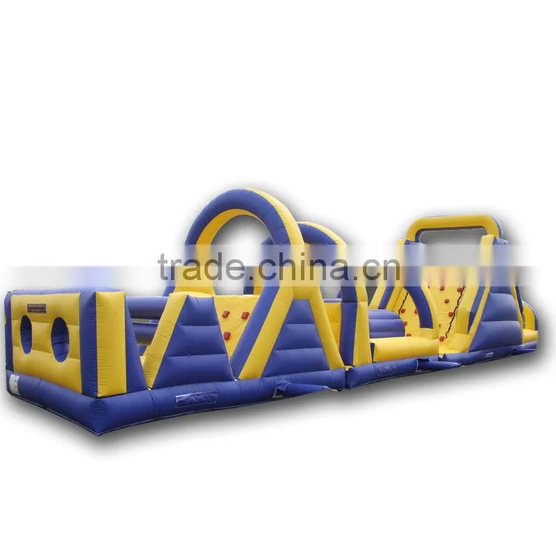 giant cheap inflatable obstacle course for sale