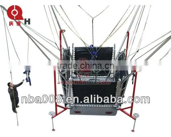 Euro Rectangle Bunjee / Bunjy, Folding Trampoline