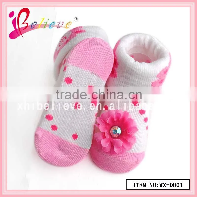 Factory new products baby fancy baby socks bulk wholesale socks with rhinestone