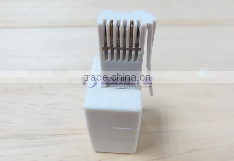 BT Male UK Plug to 6P4C RJ11 US Telephone Socket Cable Connector