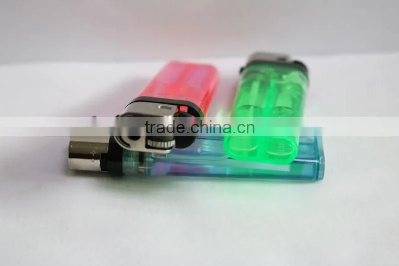 Cheap price transparent color flint disposable lighter