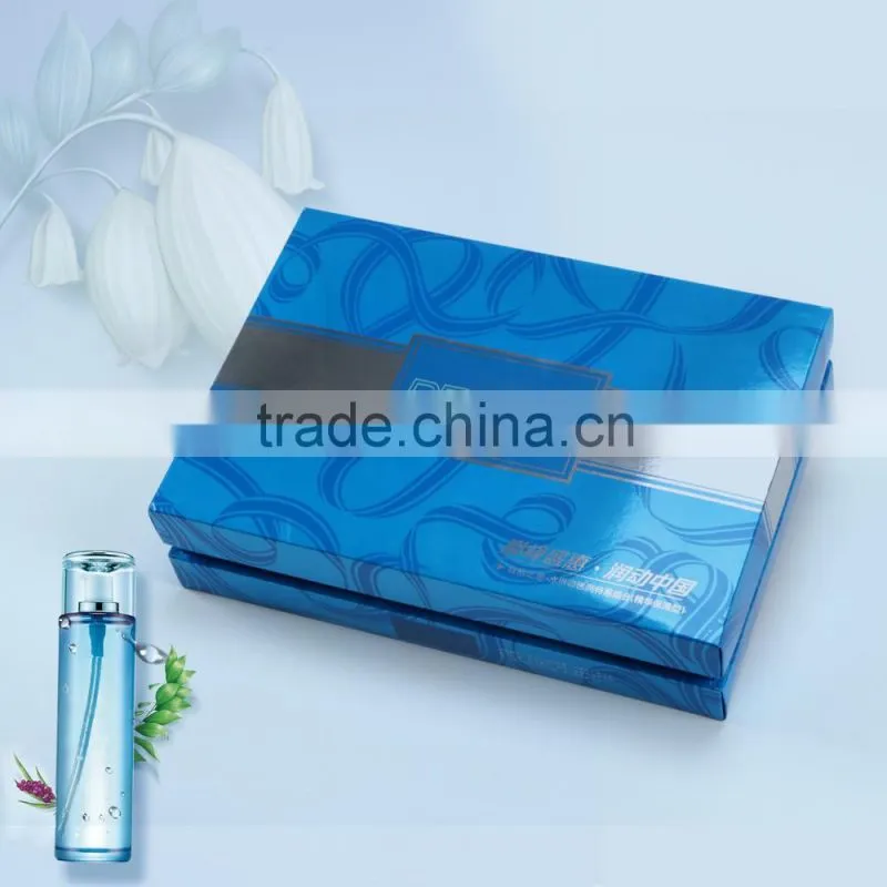 275g light silver paperboard popular cosmetic packaging in GuangZhou