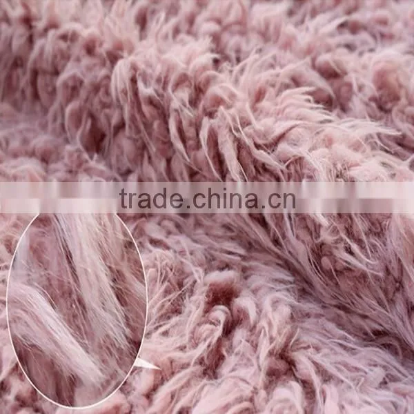 100% polyester soft lion cashmere fabric for garment