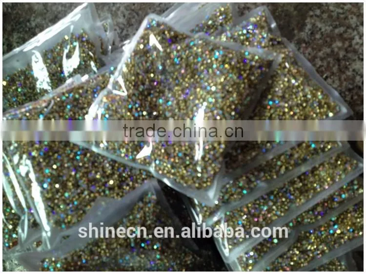 Cheap Crystal AB Color Beads Foiled Chaton colorful Pointback rhinestones