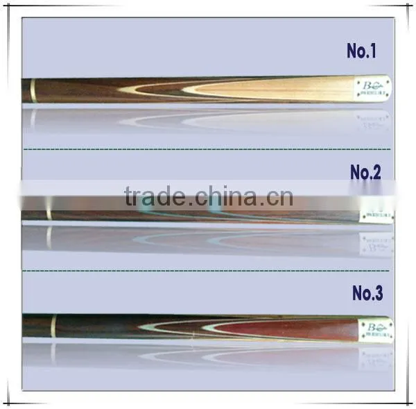 3/4 billiard cues for snooker game