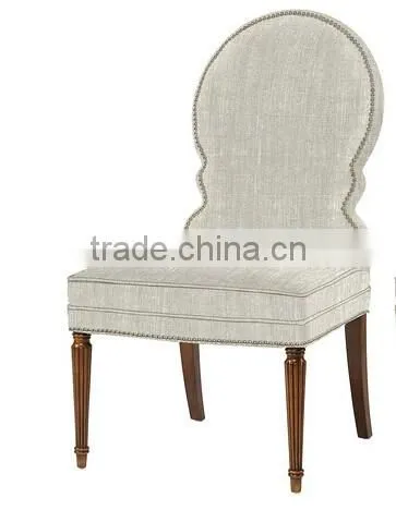 French Style Chair Leopard Animal Print Antique Side Chair Wooden Solid Classic Vintage European Home Furniture with good qualit