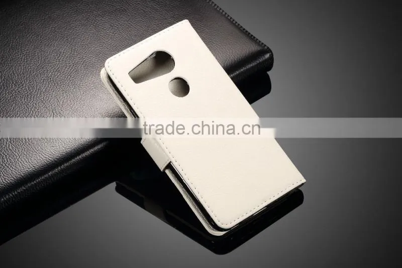 MMT Litchi Grain with Buckle PU Leather Wallet Case with Card Slot Case with PC Back Cover For Google 5X MT-4927