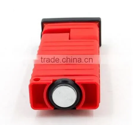 2015 Head foldable 8 LED Small Magnetic Work light With Clip