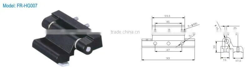 double door aluminum alloy handle