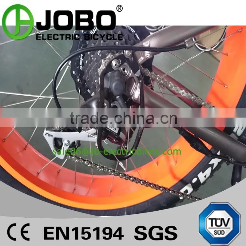Fat Wheel 26 Inch Electric Fat Bike 250W With 5 PAS Speed