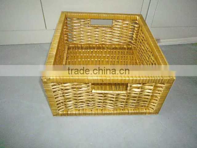 new style honey willow wicker storage basket
