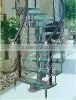 stainless steel straight staircase