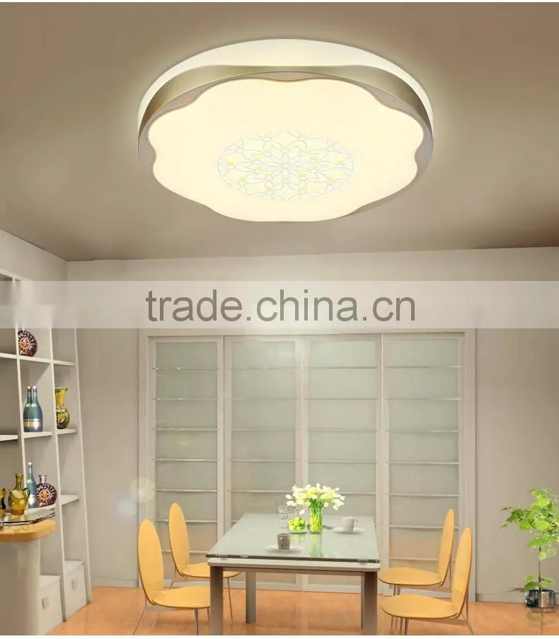 2016 hot sales modern round ceiling light big for living room small for bedroom