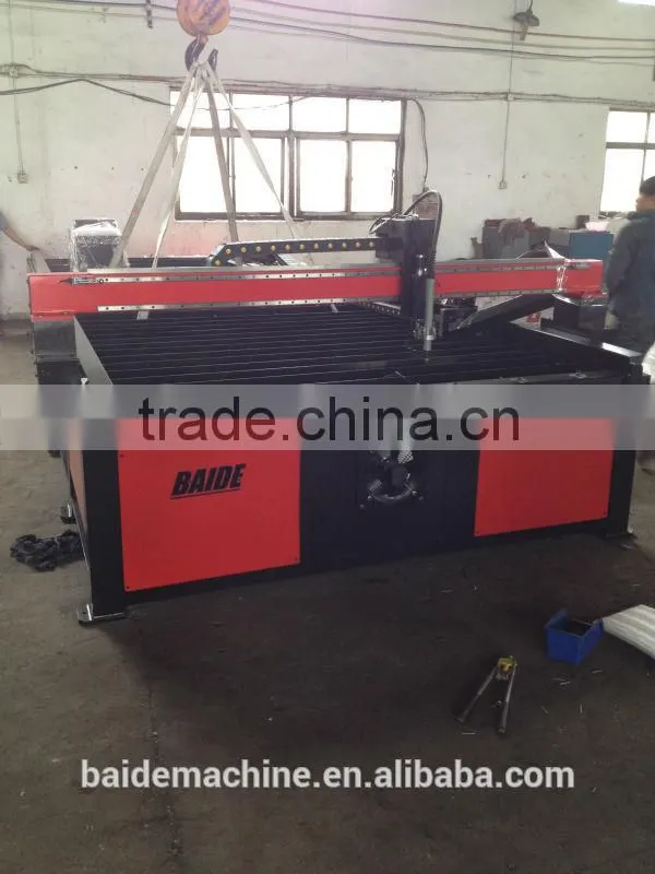 Plasma cutting machine to cut steel plate CNC plasma cutting machine with professinal automatic nesting software
