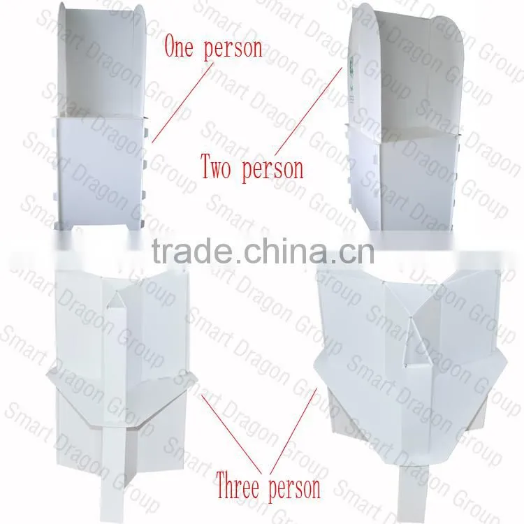 Green color foldable PVC ballot box for election