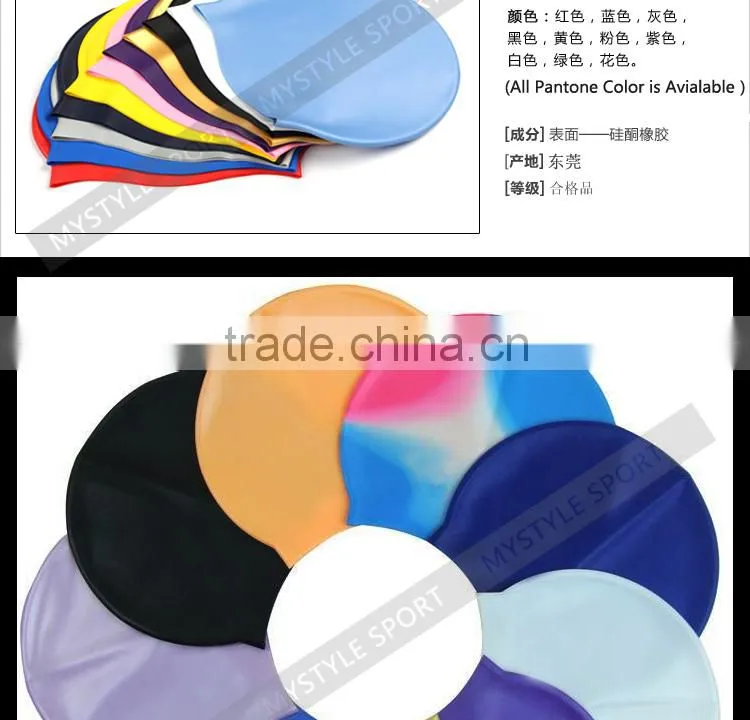 swim wear 100% silicone caps factory