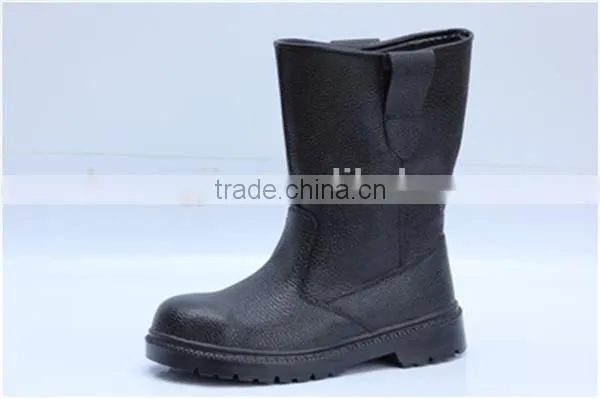 black,yellow,brown color safety boots for heavy work
