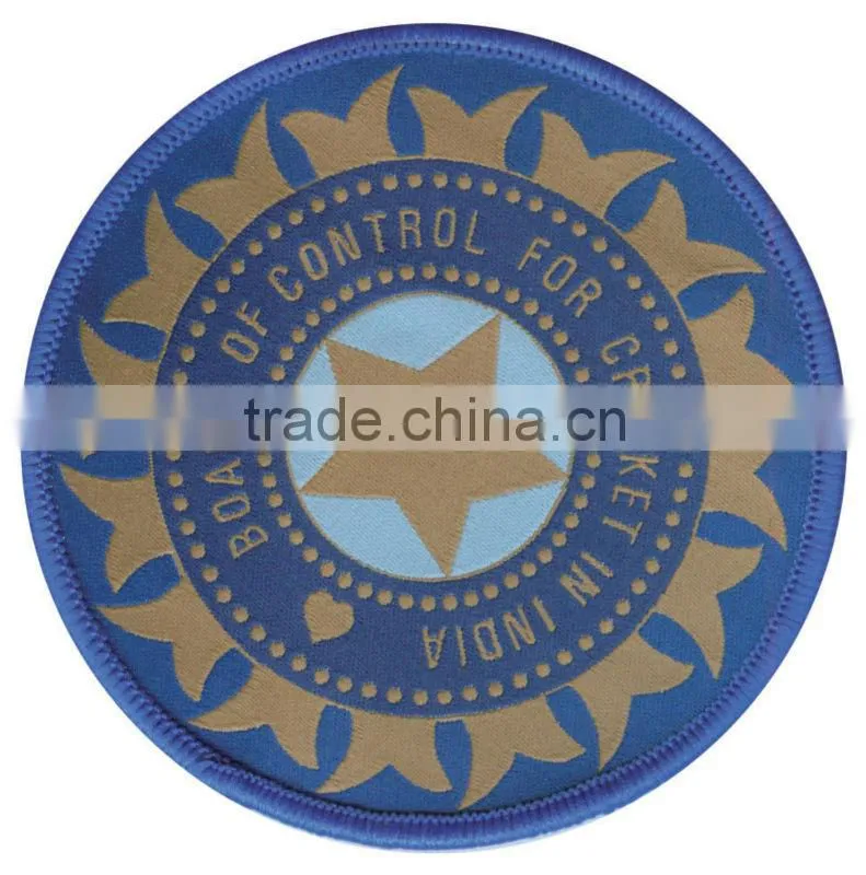 Durable, low price, fashionable machine embroidery woven badges